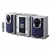 Музыкальный центр на 3 CD, воспроизводит CD-R/RW, двухкассетная дека с полным логич. упр. и цифр. тюнер с памятью на 32 станции. Вых. мощн: 40 Вт/кан, 3-полосн. АС, 8-полосный спектроанализатор, Smart jog, Super T-Bass, пульт ДУ, коакс.