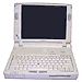 Pentium 233 MMX, RAM 32 Mb, HDD 2 Gb, 12.1" TFT, SVGA 2 Mb, CD-ROM, f-modem, sound.