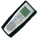 Цифровой диктофон, носитель Smart Media Card, формат DSS с высокой степенью сжатия, возможность переноса данных в компьютер через USB кабель, 3 папки по 199 файлов каждая, защита от удаления данных.