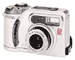 Цифровая фотокамера 2 мегапикс., разрешение 1600x1200, 4x zoom, сенсорный дисплей, сменные панели, размер 86x72x28 мм, вес 180г с 2АА батарейками