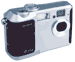 Цифровая фотокамера 3.3M пикселей, автофокус, цветной ЖК-дисплей